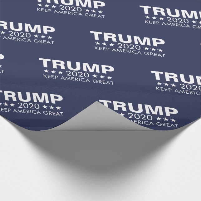 Trump 2020 Keep America Great Wrapping Paper (Corner)