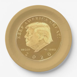TRUMP 2020 PAPER PLATE