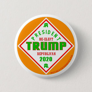 Trump 2020 political button hot sauce style