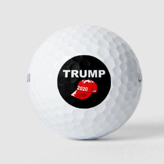 Trump 2020 Red Cap Re-elect President Campaign Golf Balls
