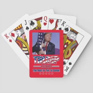 Trump 2020 The Best is Yet to COME Playing Cards