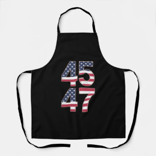 Trump 2024 45 47 Vintage Apron