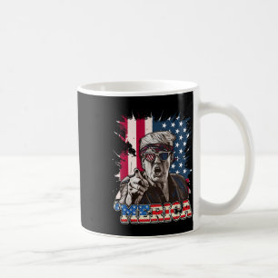 Trump 2024 4th Of July Patriotic American Flag Mer Coffee Mug