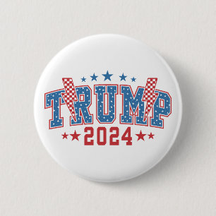 Trump 2024 6 cm round badge
