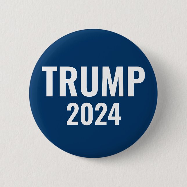 Trump  2024 6 cm round badge (Front)