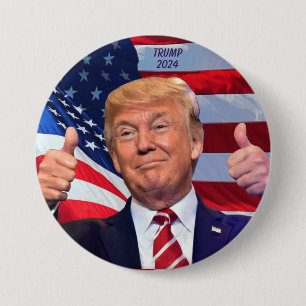 TRUMP 2024 7.5 CM ROUND BADGE