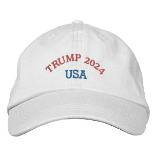 TRUMP 2024 ADJUSTABLE CAP - WHITE