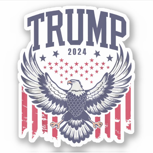 Trump 2024 America Bald Eagle Pro Trump (Front)