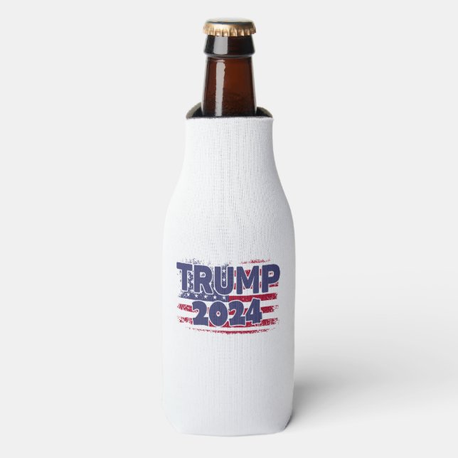 Trump 2024 America Bottle Cooler (Bottle Front)