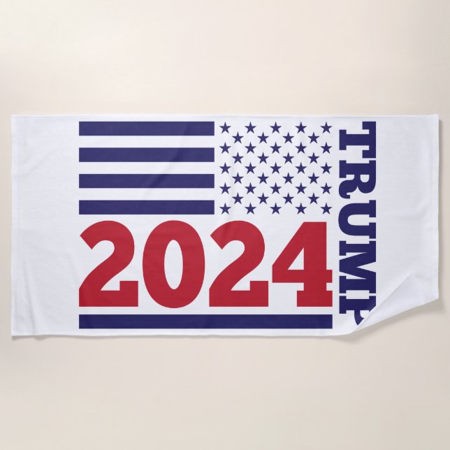 Trump 2024 beach towel (Front)