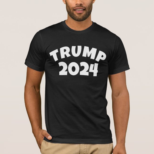 TRUMP 2024 BLACK T-SHIRTS (Front)