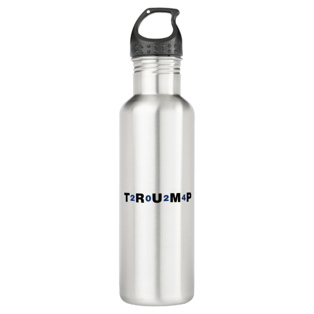 Trump 2024 Blue 710 Ml Water Bottle (Front)