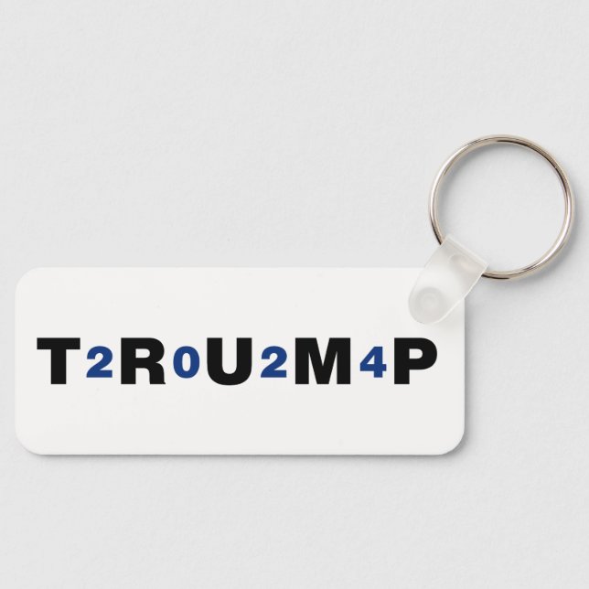 Trump 2024 Blue Key Ring (Front)