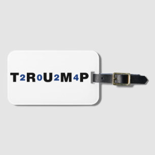Trump 2024 Blue Luggage Tag