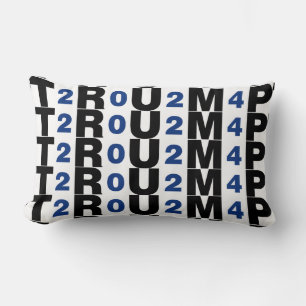 Trump 2024 Blue Lumbar Cushion