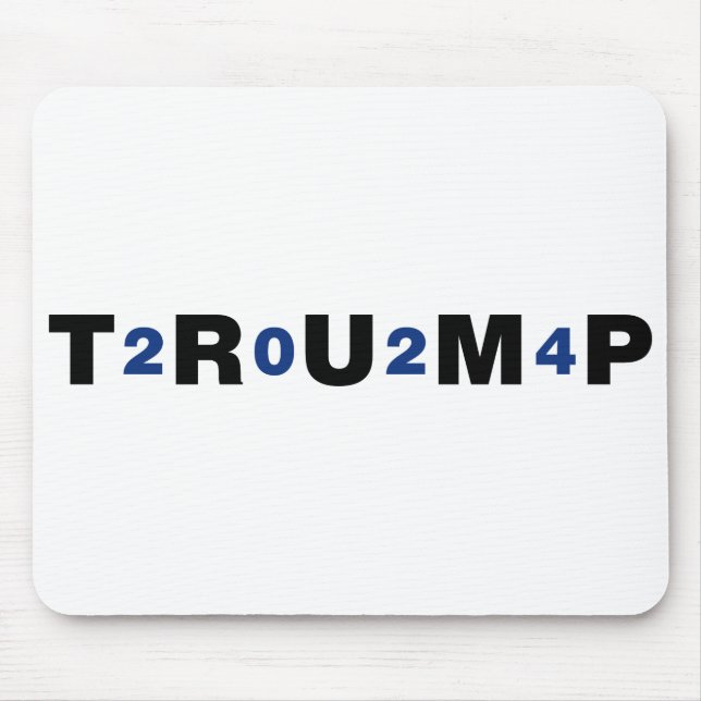 Trump 2024 Blue Mouse Pad (Front)