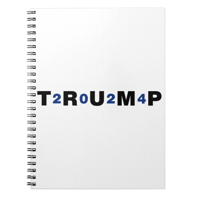 Trump 2024 Blue Notebook (Front)