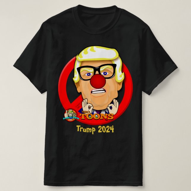Trump 2024 - Bubba's Toon Tee's T-Shirt (Design Front)
