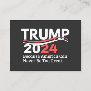 trump 2024 bumper business card
