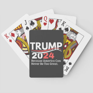 trump 2024 bumper playing cards