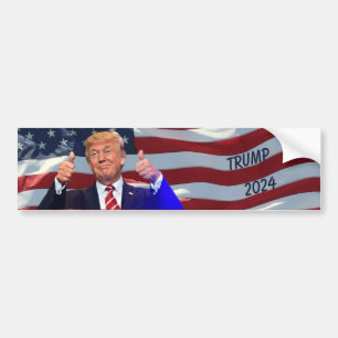TRUMP  2024 BUMPER STICKER