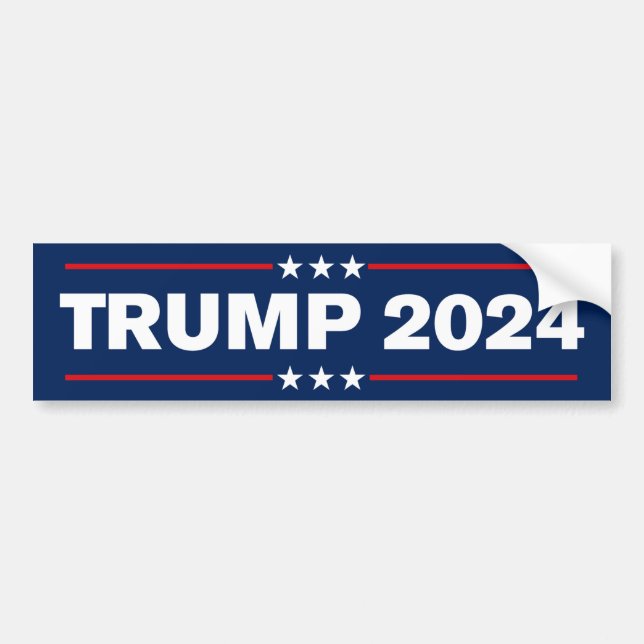 Trump 2024 bumper sticker (Front)