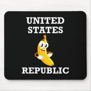 Trump 2024 Bynana Biden Republic America Satire Re Mouse Pad