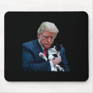 Trump 2024 Cat Mega Funny Trump Cat Mouse Pad