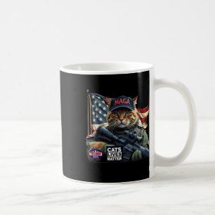 Trump 2024 Cats Lives Problem  Coffee Mug