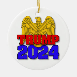 Trump 2024 ceramic ornament