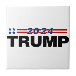 Trump 2024 ceramic tile