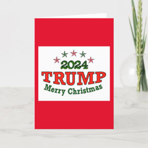 Trump 2024 Christmas Greeting Card