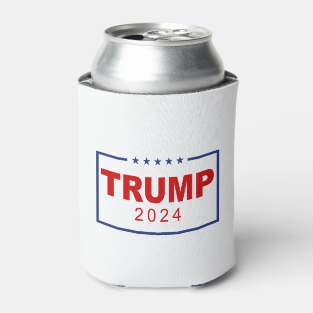 Trump 2024 Classic Rectangle Logo Can Cooler (Can Front)