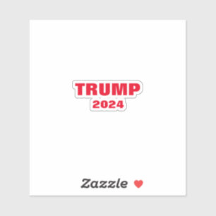 Trump 2024 Colourful Red White Bold Trendy Cool