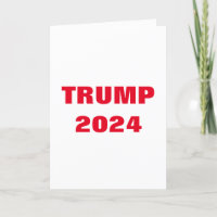 Trump 2024 Colourful Red White Bold Trendy Cool