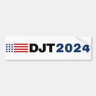 Trump 2024 DJT Bumper Sticker