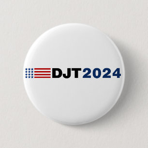 Trump 2024 DJT Button