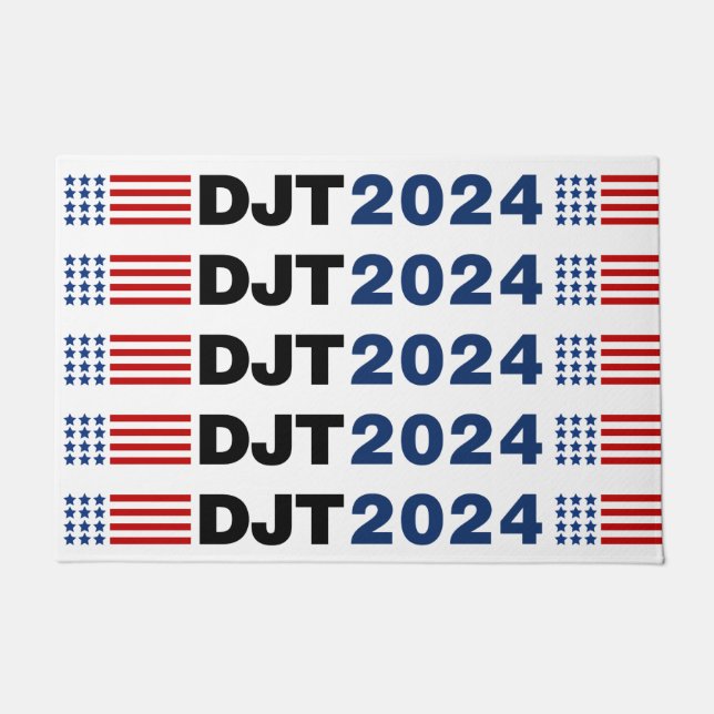 Trump 2024 DJT Doormat (Front)