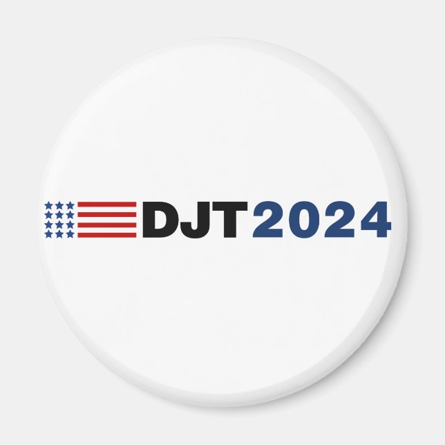 Trump 2024 DJT Magnet (Front)