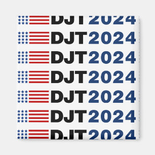Trump 2024 DJT Magnet