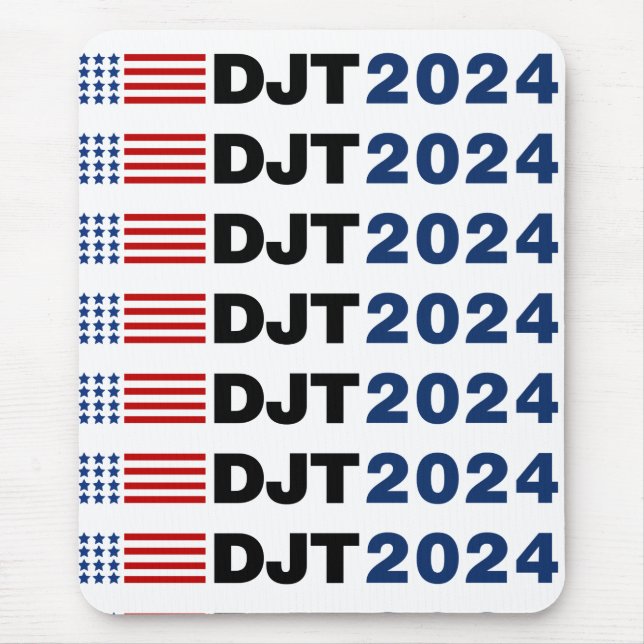 Trump 2024 DJT Mouse Pad (Front)
