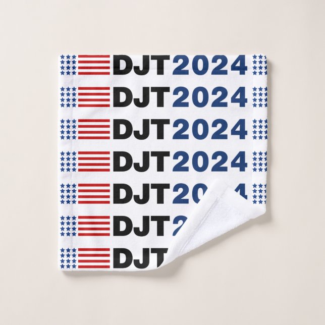 Trump 2024 DJT Wash Cloth (Wash Cloth)