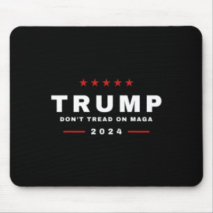 Trump 2024 Don't Tread On Maga Snake Rattlesnake Mouse Pad
