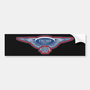 TRUMP 2024 EAGLE WINGS BUMPER STICKER