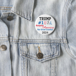 Trump 2024 EDIT Name 6 Cm Round Badge