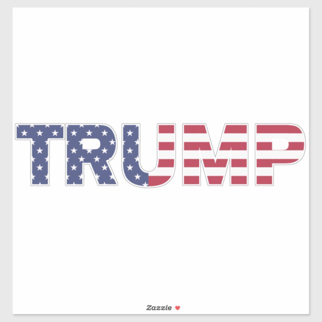 Trump 2024 Election American Flag (Sheet)