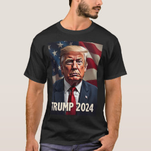 Trump 2024 Election Campaign Poster T-Shirt