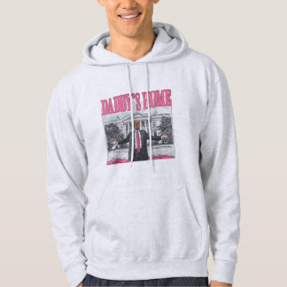 Trump 2024 Election Daddy's Home Pink Hoodie