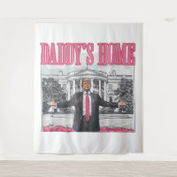 Trump 2024 Election Daddy's Home Pink