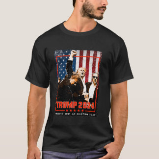 Trump 2024 Election Shot Won t Be Stopped T Shirt